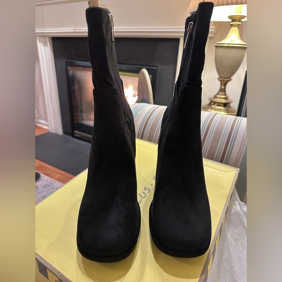 Sam Edelman Circus Black Heeled Francis Boots - Picture 6 of 8